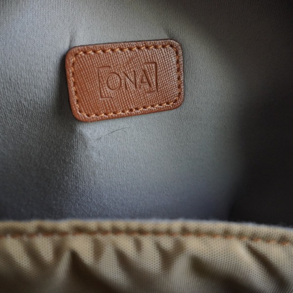 ONA The Chelsea Fashion Camera Shoulder Bag Brown Leather Dome Padded crossbody‎